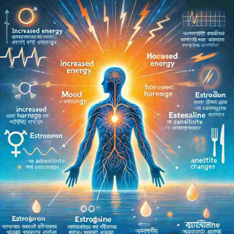 What happens when hormones rise?