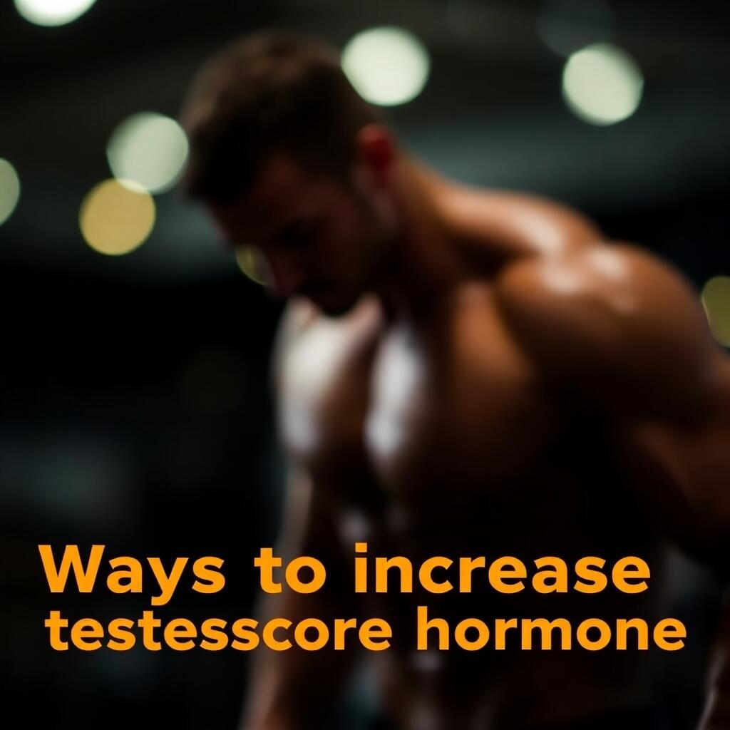 Ways to increase testosterone hormone